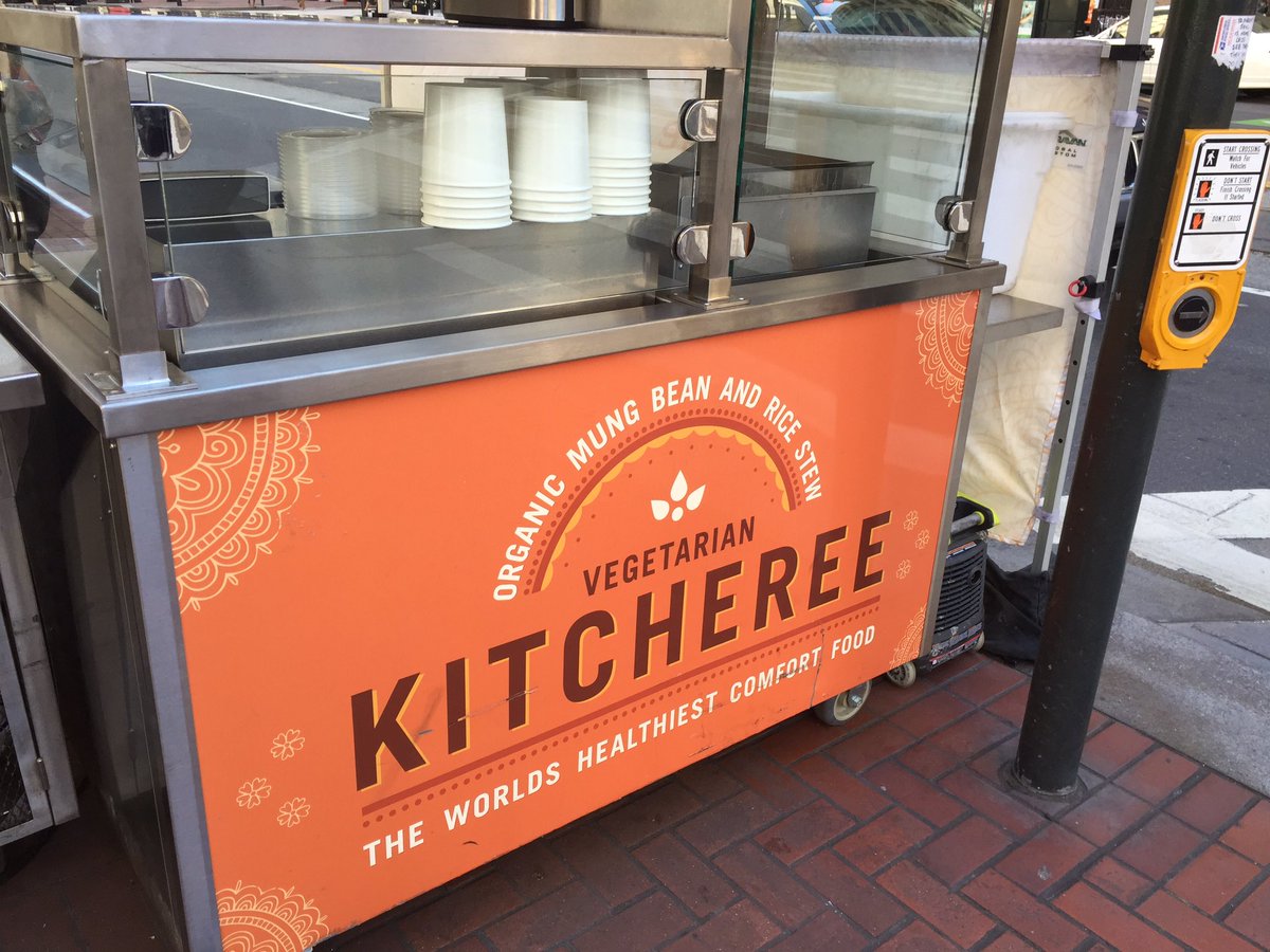 Come to Market and Montgomery for a cell of hot Kitcheree! Its nourishing, healthy and delicious!