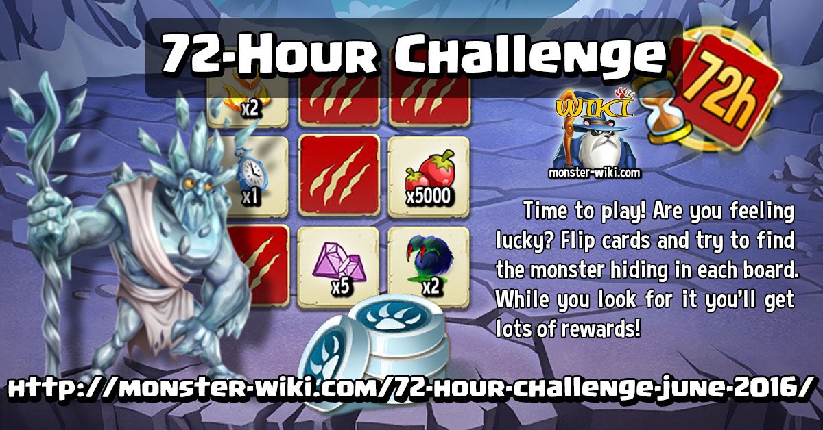 monster legends 72 hour challenge monster legends 72 hour challenge