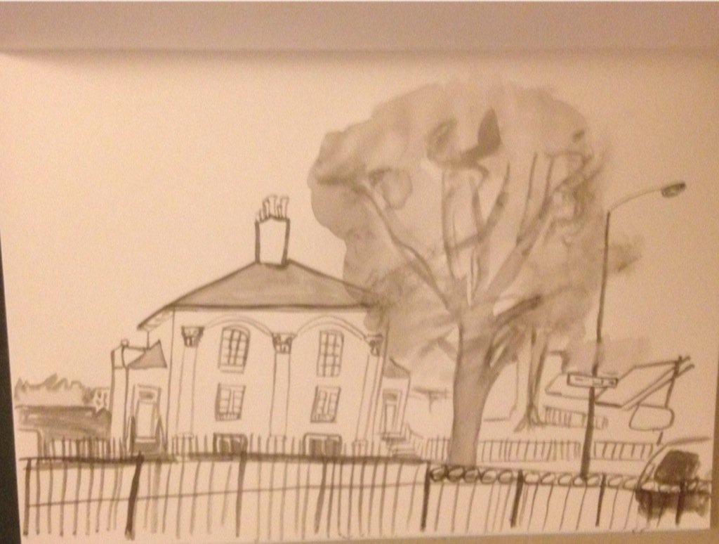 #Watercolour #sketch #OldKentRoad #London