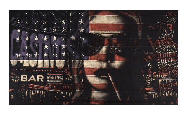 Chesterart92's tweet photo. #Casino from #PamGlew at #TheContemporary in #Chester https://t.co/uo1BR4llG3 #art #flag #usa #popart #urbanart https://t.co/y0Gh1LXUeJ