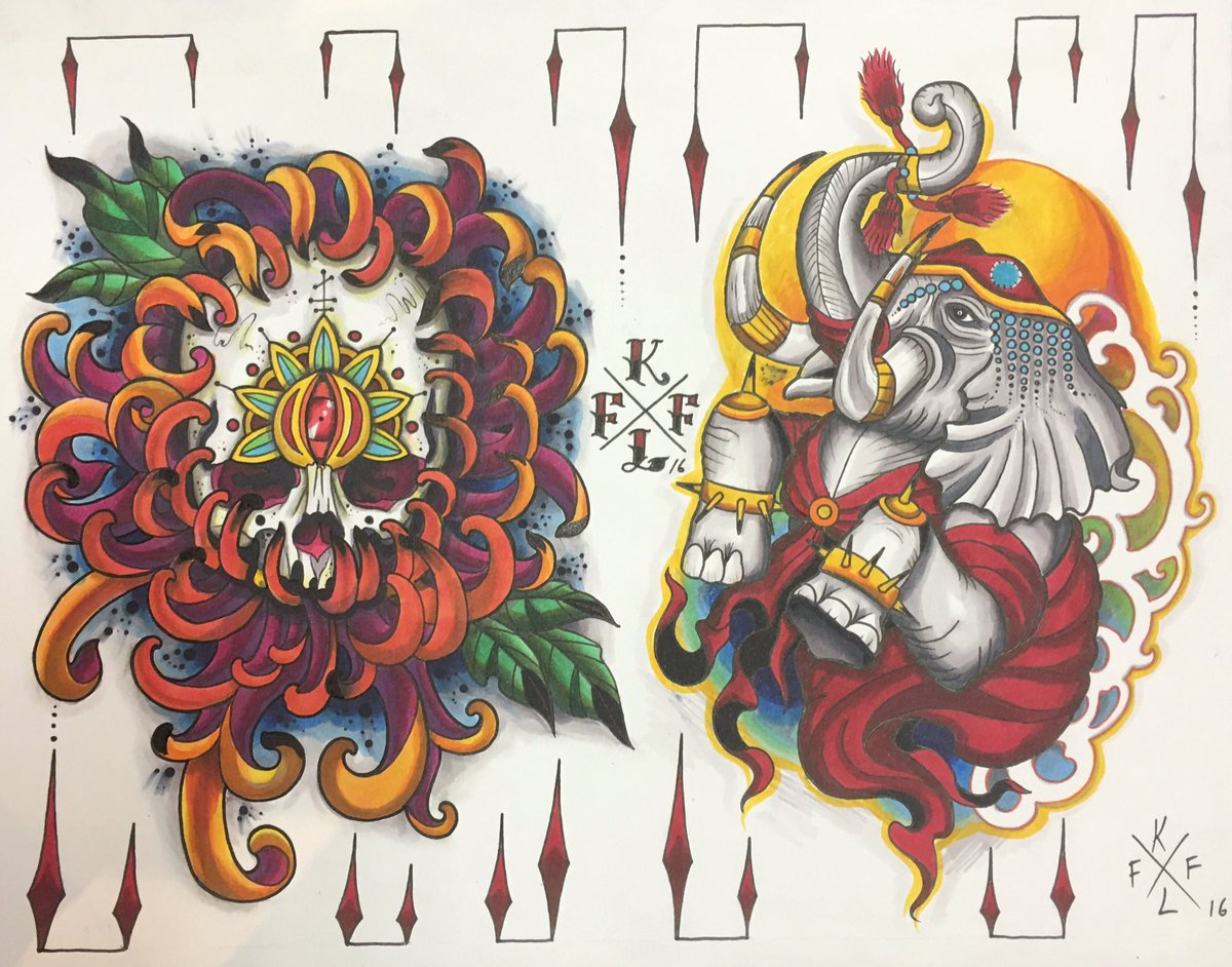 Kit has some amazing designs all ready to go in his flash book!! Swing by &amp; have a peek! 1215 Government #yyj