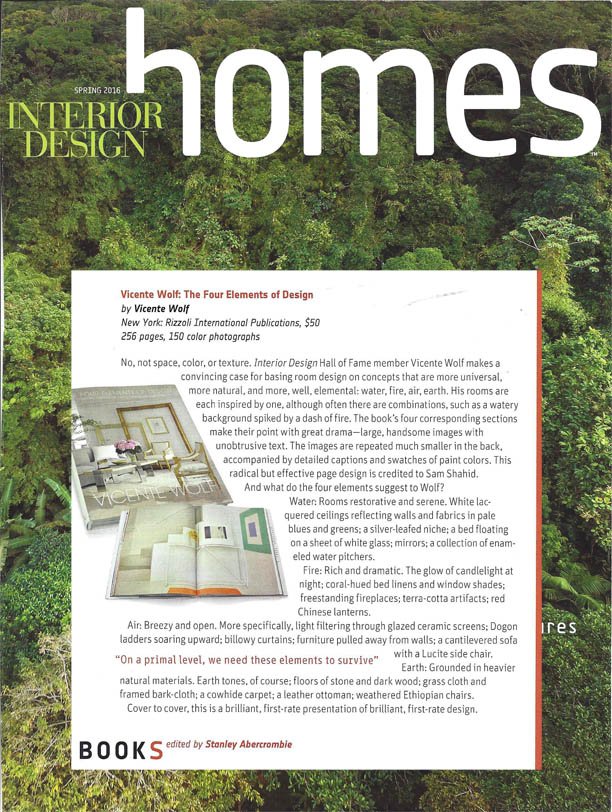 vicentewolf's tweet photo. Thanks @InteriorDesign for the #bookreview @Rizzoli_Books #thefourelementsofdesign https://t.co/99Z9rRIz1J