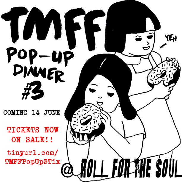 Tickets for #vegan 3 course Pop-up Dinner @RftS_Bristol 14 June on sale at tinyurl.com/TMFFPopUp3Tix now! #Bristol