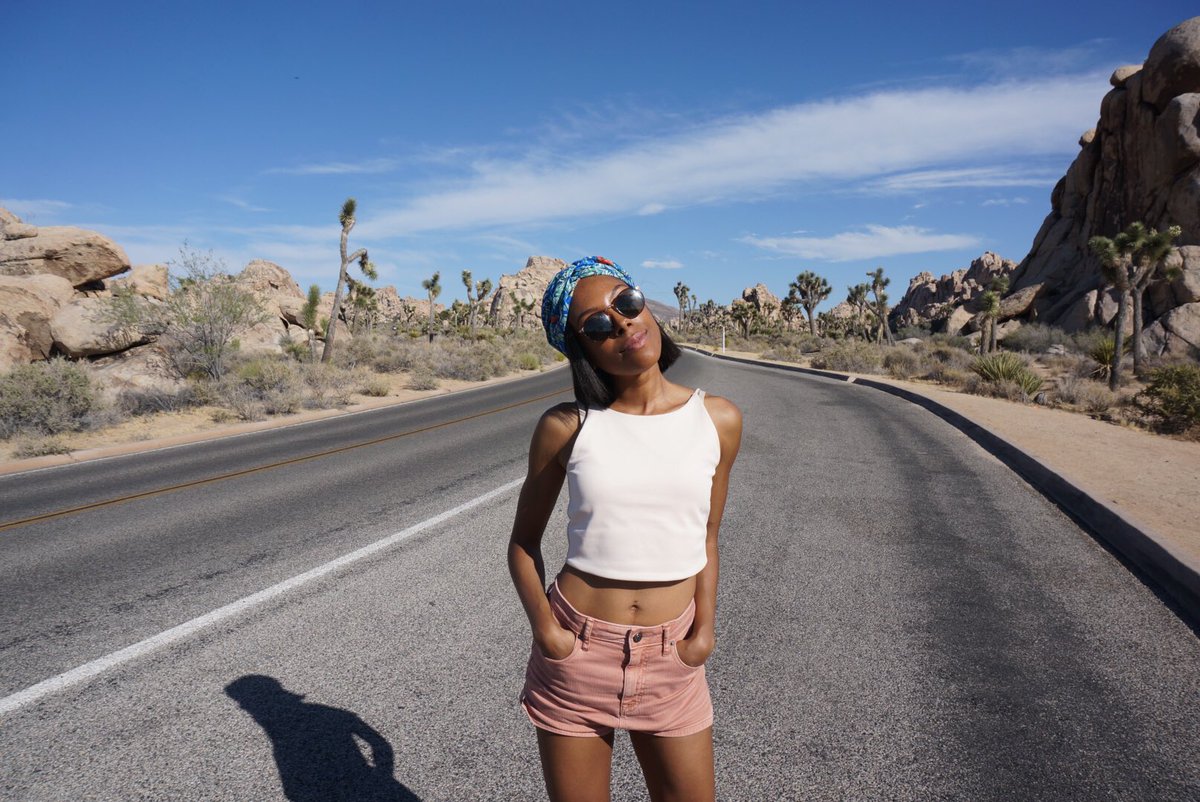 Our editor-in-chief road trippin it to #joshuatree #theknowitalls