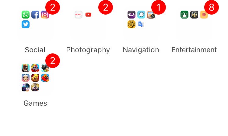 GeekSip's tweet photo. #GeekSipIphoneTricks 

💪🏼Iphone folder with no name

How to do it? Follow me 😉 https://t.co/WIY4AueX3G