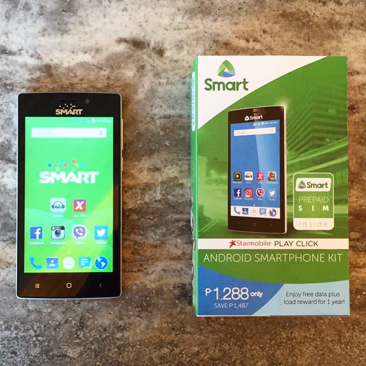 showbiznest's tweet image. Starmobile 4.5 inch PLAY Click is out in stores June 17 for P1288. #SmartPhoneForAll #BigScreenBigFun @LiveSmart