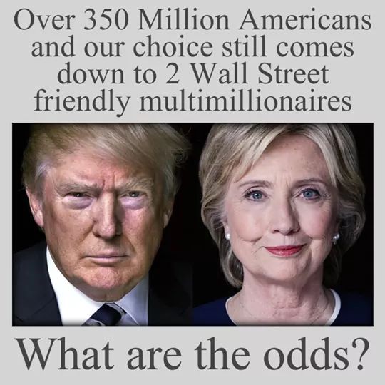 RichardAngwin's tweet image. Sometimes, choice is an illusion.
We deserve better.
#LesserOfTwoEvilsIsNotAChoice
#FeelTheBern #tcot #ImWithHer #1u