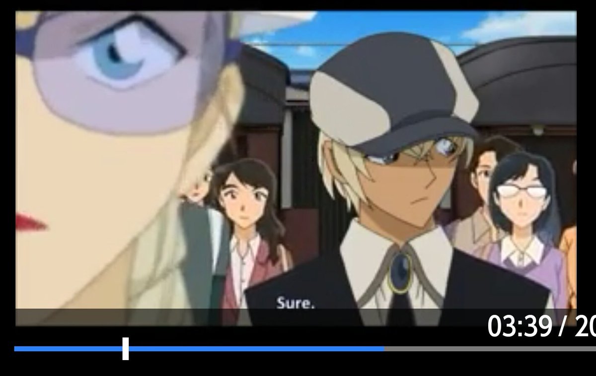 きょんた そういえば 暴食中 あれ ミステリートレインの安室さんの帽子ってーっ 今更ですかーっ