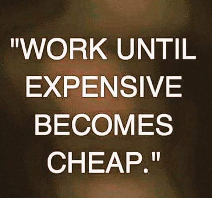 ViolaBAC's tweet photo. Work until expensive Becomes cheap ! https://t.co/KqbBQb3fnY #BecauseIAmWorthIT #BreakingACycle #LoveLife #LoveGod https://t.co/lu8Vw47xMA
