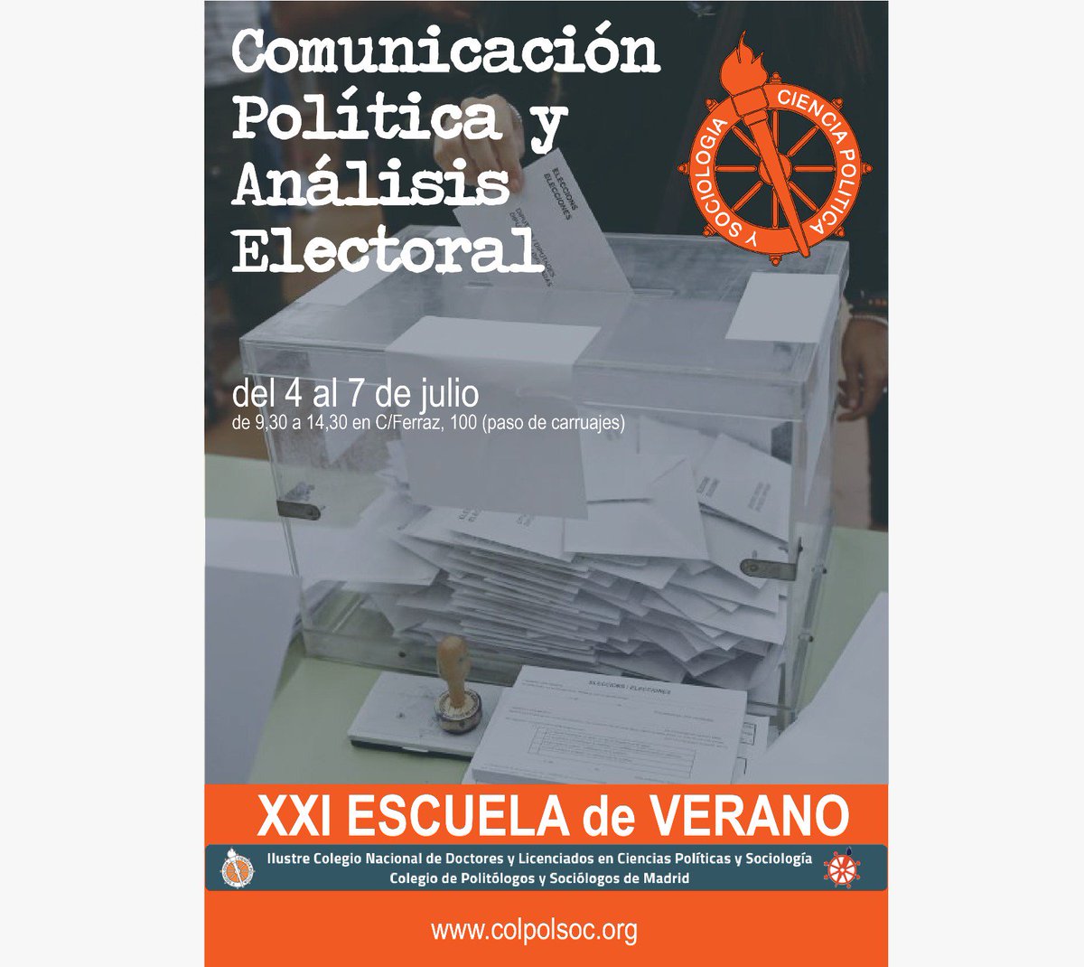 CDialoga's tweet photo. Este año @CDialoga estará presente en la Escuela de Verano de @infoCOLPOLSOC. Del 4 a 7 de julio #compol y análisis https://t.co/JbPQkKhr7y