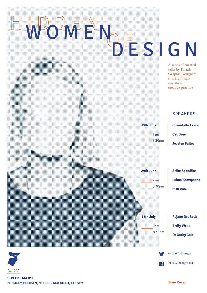 Tonight! Hidden Women of Design - 7pm