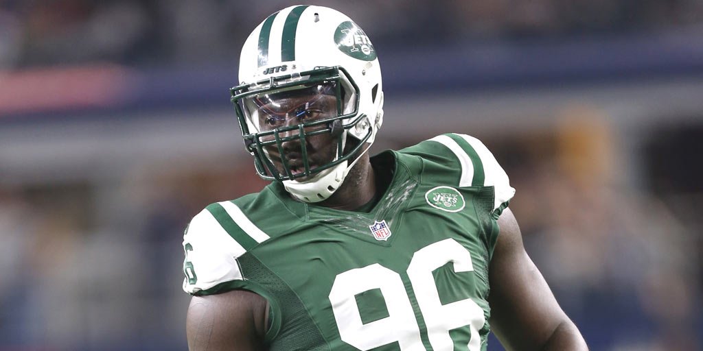 NFL's tweet image. Report: Muhammad Wilkerson might not show for start of @nyjets #NFLMinicamp: on.nfl.com/1OombfZ