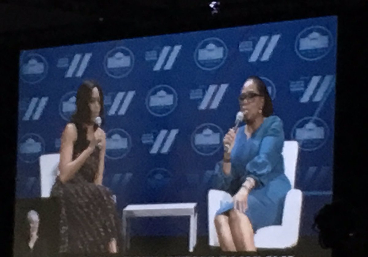 DCMOWPI's tweet photo. Powerful interview given by @Oprah to @FLOTUS abt equality, life, and the power of your thoughts! #historicinterview https://t.co/Hrq7AVbk0g