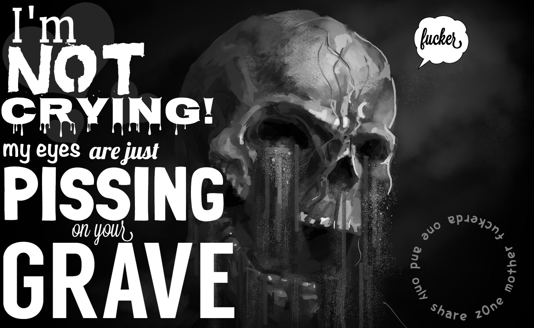 GOT SOMETHING IN MY EYE... OH ITS YOUR BITCH ASS FACE!!!