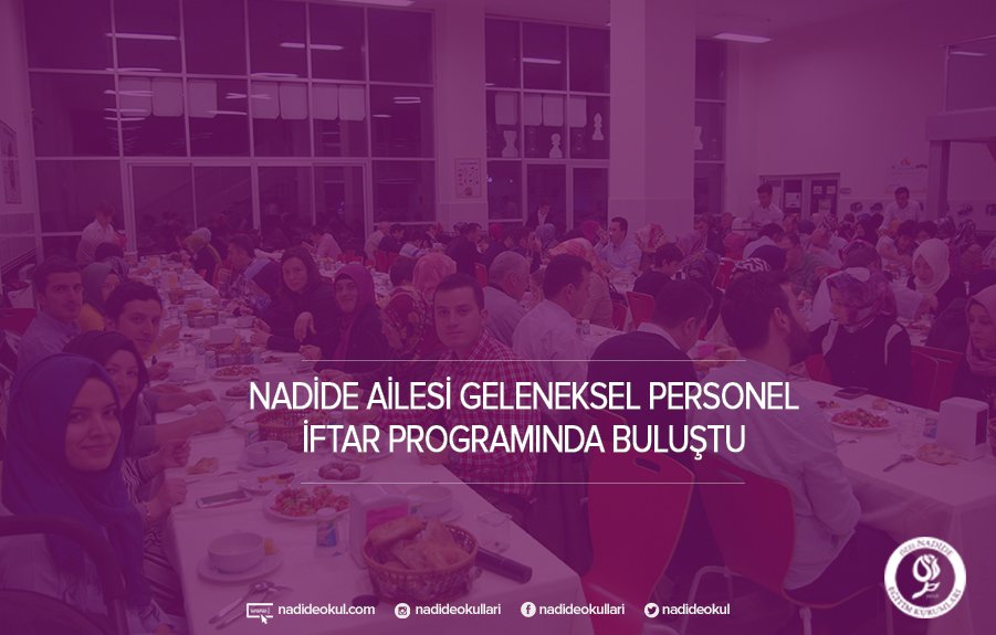 nadideokullari's tweet photo. #NADİDE #AİLESİ #GELENEKSEL #PERSONEL #İFTAR #PROGRAMINDA #BULUŞTU https://t.co/Xja6XJkjWy