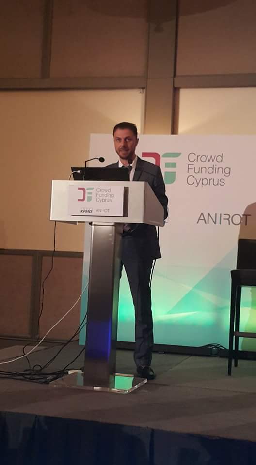 andreasrotsidis's tweet photo. On stage of the 1st #Crowdfunding Conference in #Cyprus #CrowfundingCY16 https://t.co/324xf47T5w