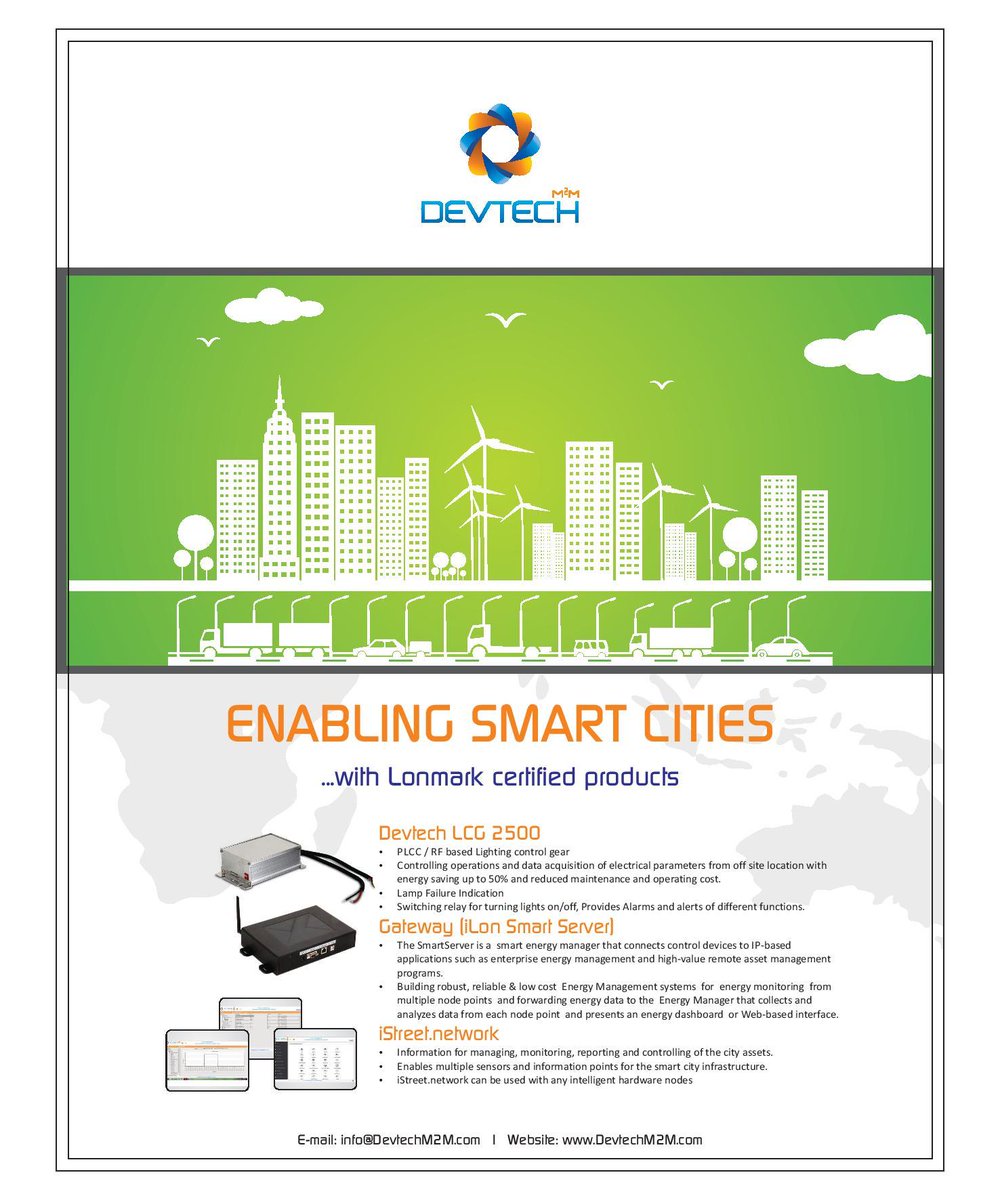 DevtechM2M's tweet image. Smart Street Lighting Solutions by Devtech M2M Ltd