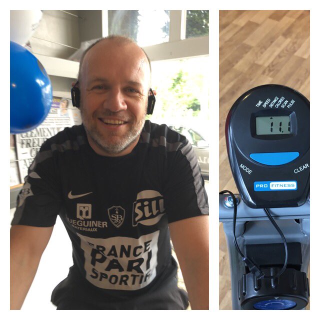 Earlams's tweet photo. We're off! #Earlams bike-a-thon is underway. Pop in & show your support for our volunteers & @TheChristie charity https://t.co/iQ85sQQP30
