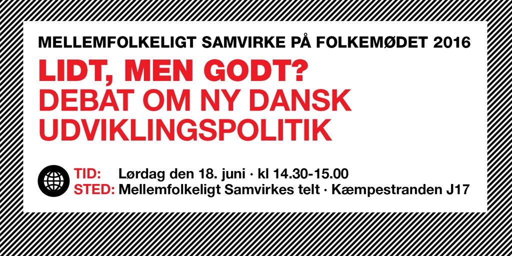 ActionAidDK's tweet photo. Kom og hør de første reaktioner på @Kristian_Jensen|s udkast til ny udviklingsstrategi. Ordstyrer: @hjornholm #fmdk https://t.co/6UXegm9hx3