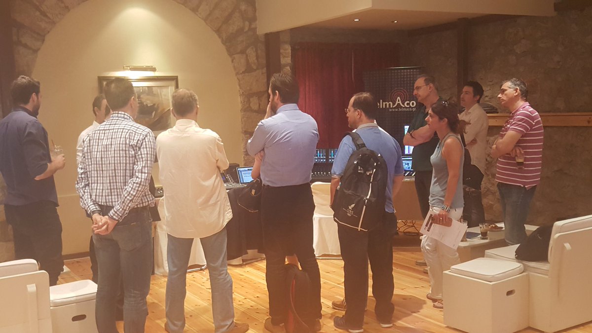 rlobosanz's tweet photo. #Avid event in #Athens with #Telmaco just started https://t.co/gs2wchvP3R