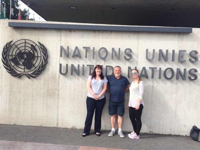 PPR_Org's tweet photo. Our dream team - arrived at the UN to brief CESCR on housing, mental health, jobs & sanctions in NI #TheGeneva3 https://t.co/eIbuQr68pH