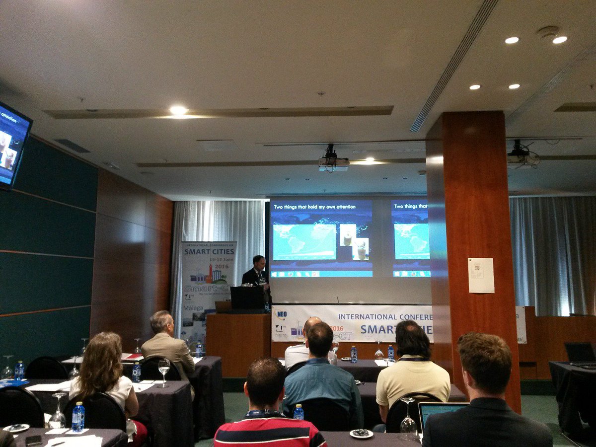 SmartCT2016's tweet image. Starting the conference with the keynote of Graham Colclough