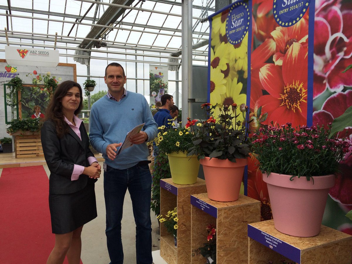 #FleuroStar judges are popping up all morning. 30 Judges from #Hortbiz choose Winner with Wow factor #flowertrials