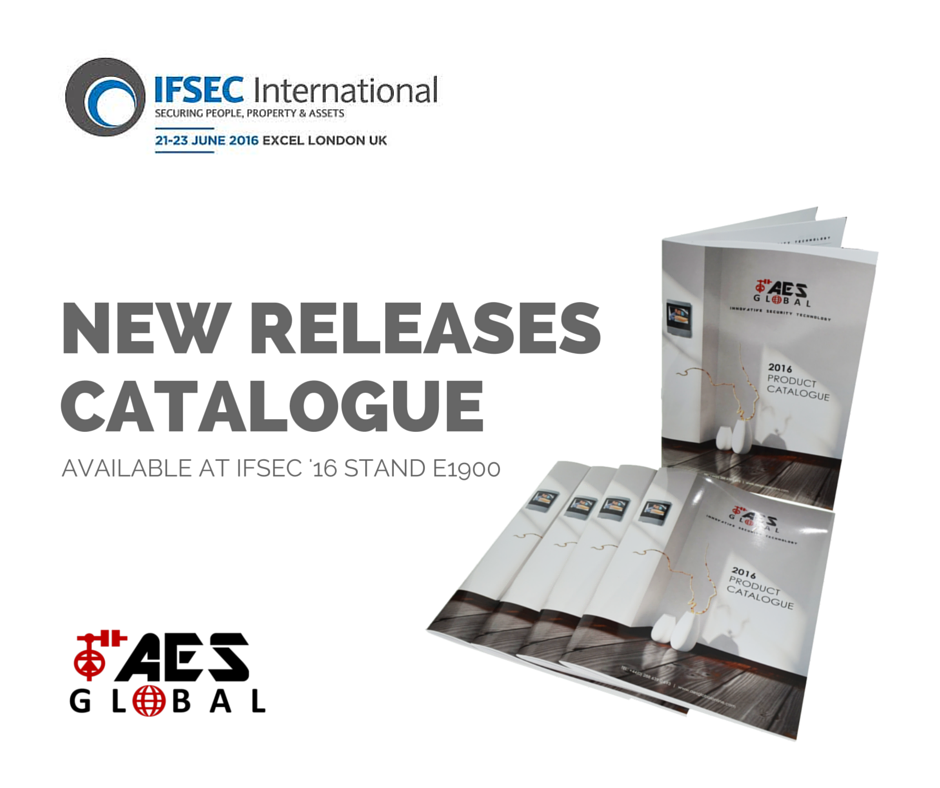 AESglobalonline's tweet photo. NEW RELEASES CATALOGUE!! Be the first to see what new products we have to offer! Get your copy at #IFSEC2016! https://t.co/FTuELTn7yO