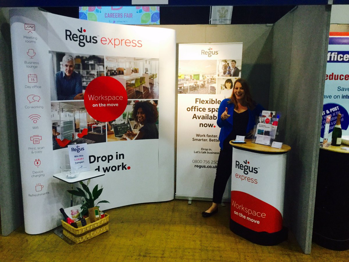 racheltplym's tweet photo. At the #devonbizshow @RegusDrake @TraceyA88 @RegusDrake #chamberdevon https://t.co/8x81zauqHu