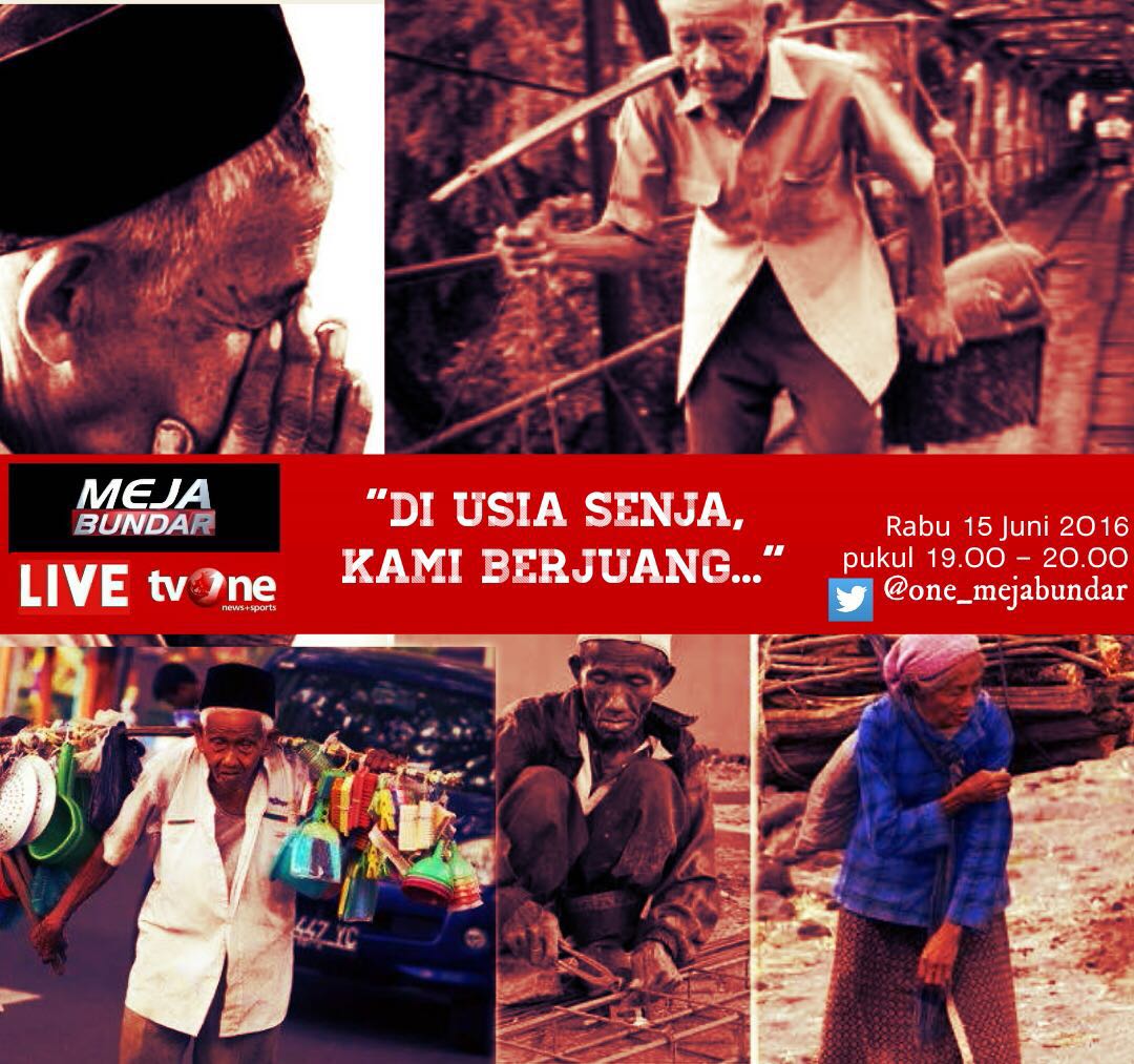 @one_mejabundar Malam Ini Pukul 19.00 - 20.00 "Di Usia Senja Kami Berjuang" Jangan Lewatkan