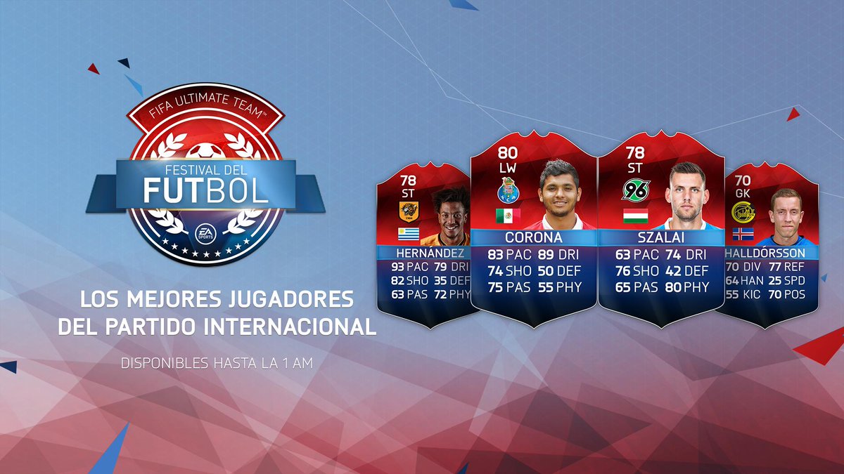 easportsfces's tweet photo. ¡Hoy cuatro nuevos #iMOTM en #FUT! Disponibles hasta la 1am. https://t.co/c2PFw7Eo1B
