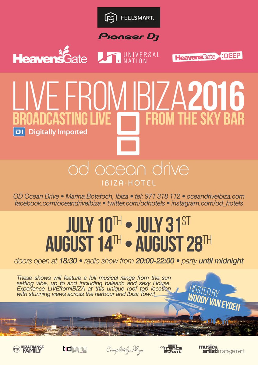 WoodyVanEyden's tweet photo. So @ibizaangels will we see us here? @OceanDriveIbiza #Ibiza #LIVEfromIBIZA https://t.co/4AOnLzLw1L