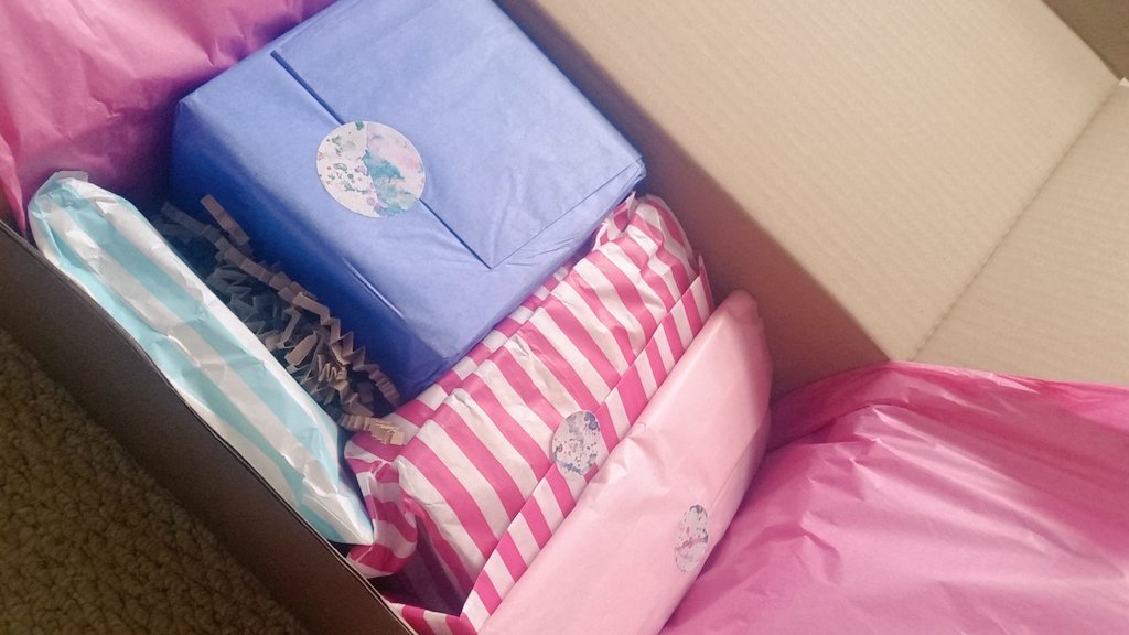 My first <a href="/Bright_Packages/">BrightPaperPackages</a> came today.  So excited!! #subscriptionbox