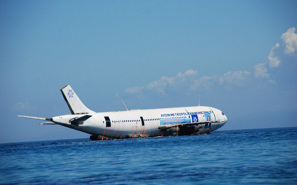 TravelLeisure's tweet photo. Turkey sunk an Airbus to make a coral reef: https://t.co/5mwo37mJQ8 https://t.co/DokC0t6fB0