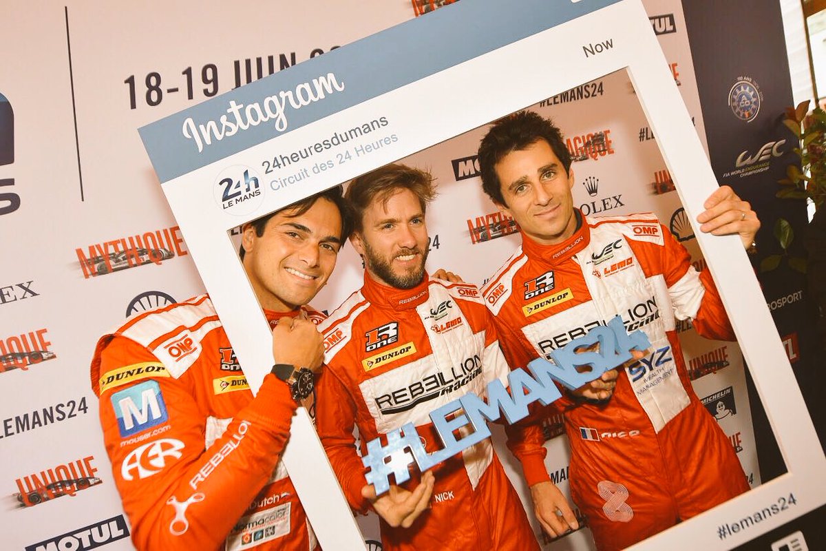#LeMans24 starts today with scrutineering, pictures etc. for <a href="/RebellionRacing/">REBELLION Racing</a> <a href="/NelsonPiquet/">Nelson Piquet Jr.</a> <a href="/nico_prost/">Nico Prost</a>