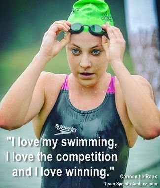 We chatted to #TeamSpeedo Brand Ambassador <a href="/CarmenLEROUX/">Carmen Le Roux</a> over on our Facebook page: goo.gl/GF3Nfj