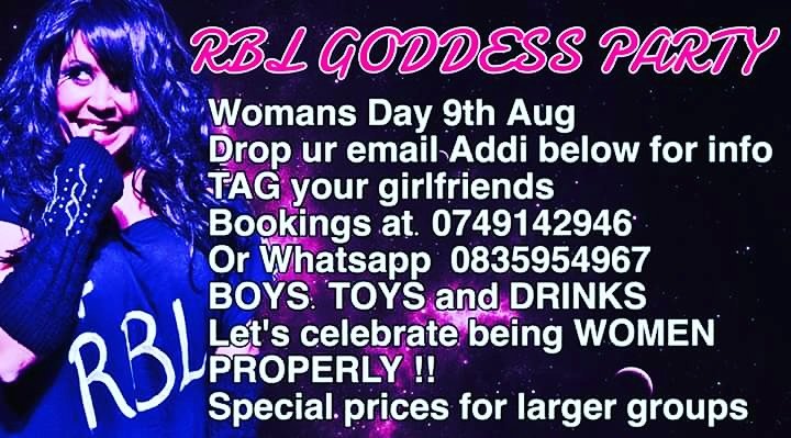 Next #GoddessParty Coming up on 9/08 #WomansDay Contact us with your details &amp; book ASAP! #CapeTown #ladiesnight 😈