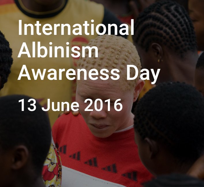 SDGsNGA's tweet photo. "The 2030 Sustainable Development Agenda pledges to leave no one behind. That includes people with albinism."
#IAAD https://t.co/RDecWe9dm4