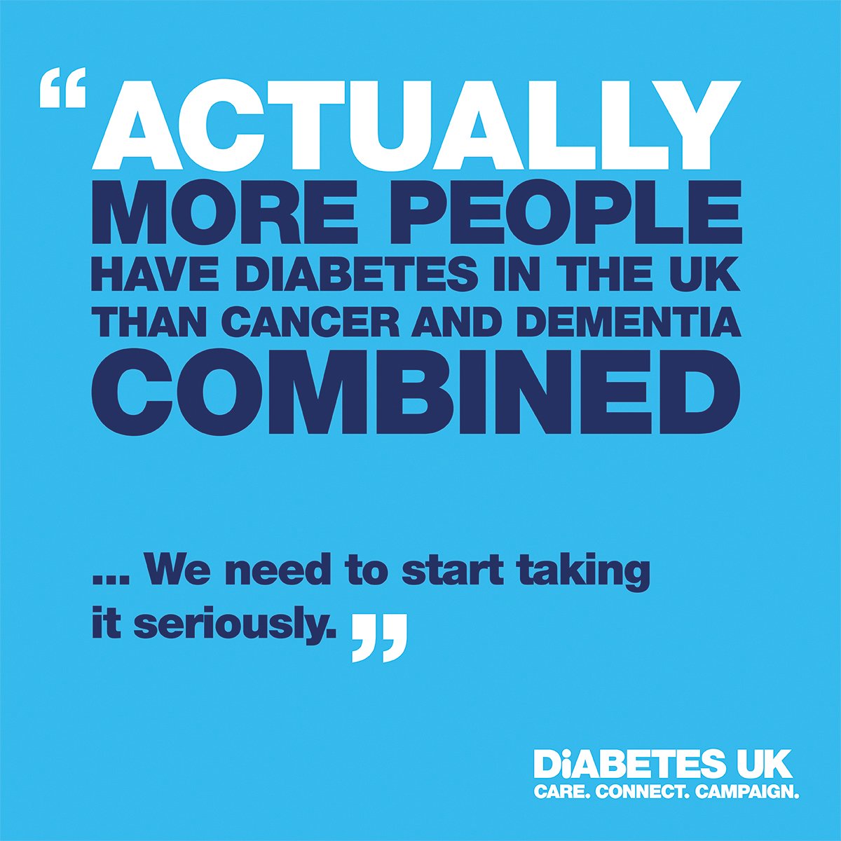 DiabetesUK's tweet photo. It's #DiabetesWeek. Help us set the record straight about #diabetes because it’s still hugely misunderstood. https://t.co/dkWAAjjgXR