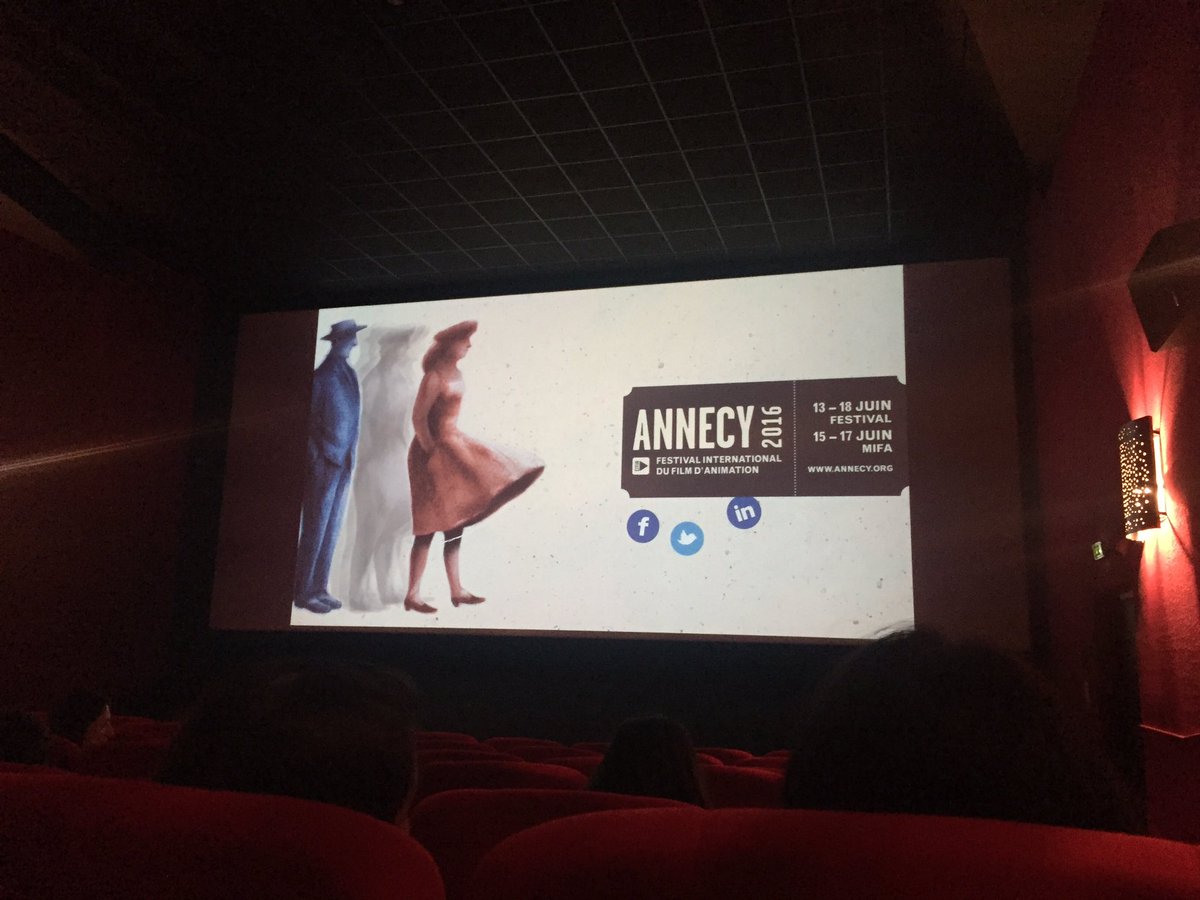 ZumbasticoST's tweet photo. 1er pase de #PuertoPapel en la Selección Oficial de @annecyfestival / First exhibition of #PaperPort at Annecy 😄 https://t.co/pwwoPHB8f0