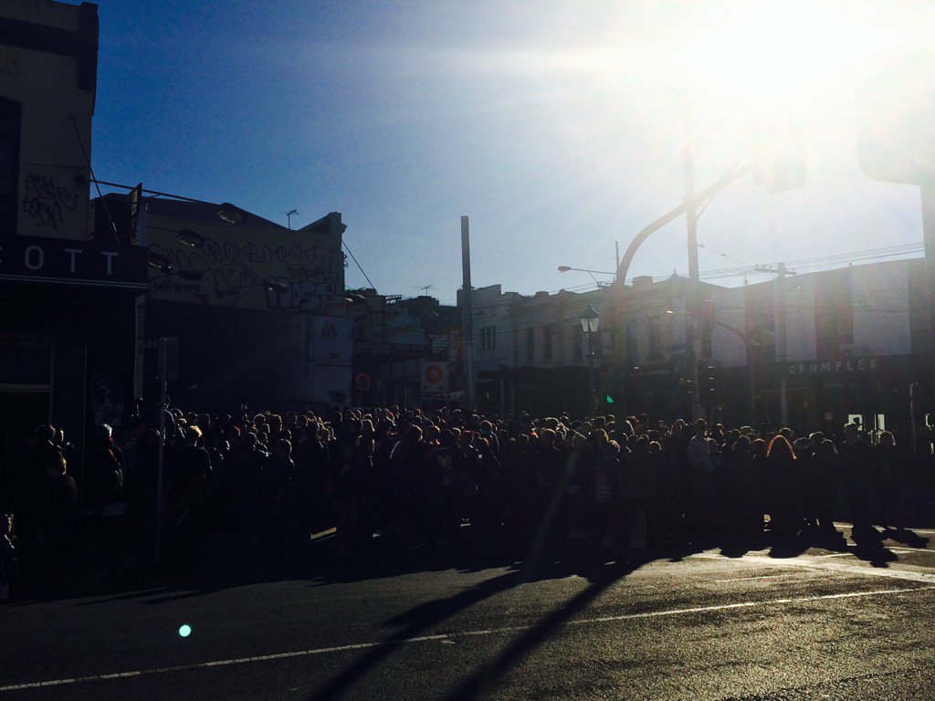 wa_message's tweet photo. We must all stand together and be strong #love for Orlando - gathering in Fitzroy Melbourne today https://t.co/0VVUUj6OdZ
