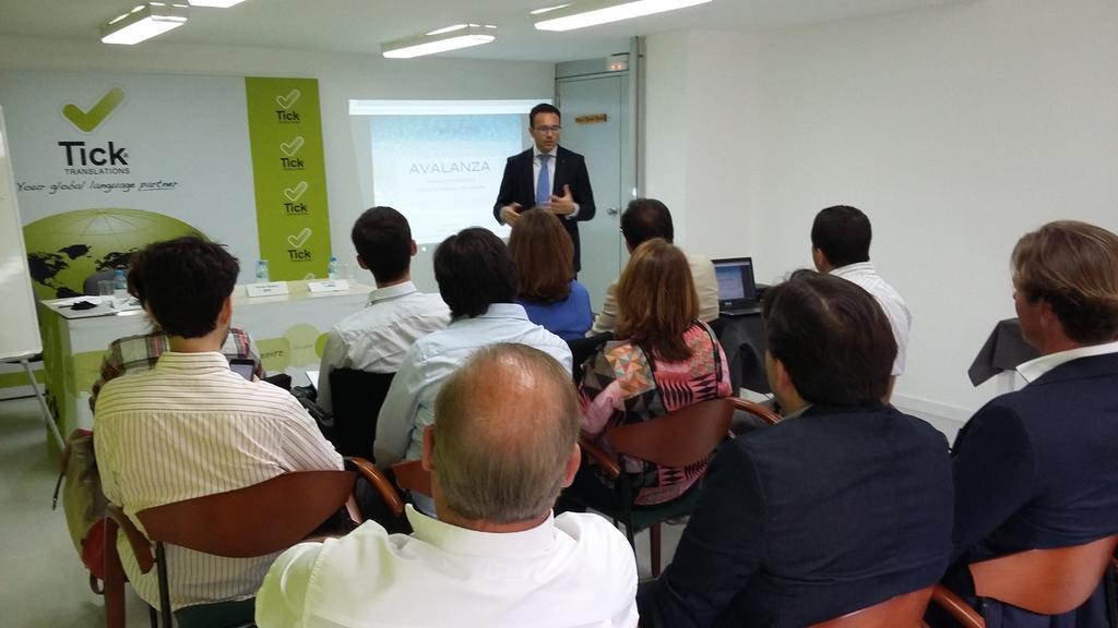 Inauguración de #tickspace con <a href="/jcbugallo/">Juan Carlos Bugallo</a> de <a href="/Avalanza_com/">AVALANZA</a> #internacionalización #emprender