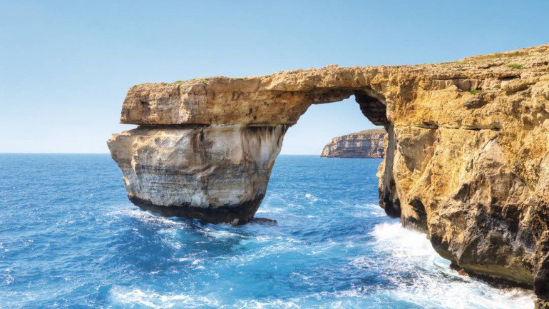 Do you know the Azure Window ?  It's an amazing limestone natural arch located on the island of #Gozo