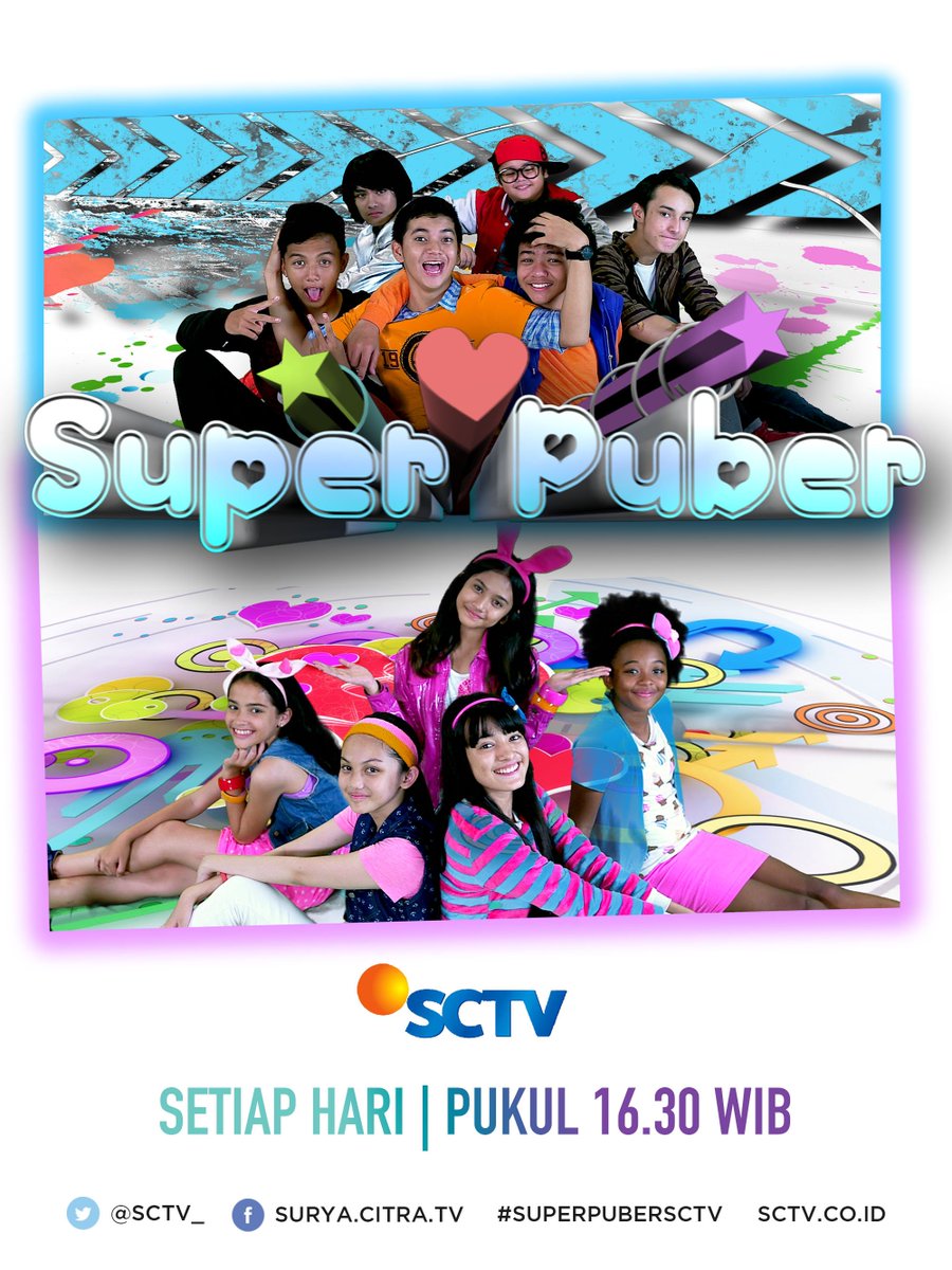 SCTV's tweet photo. Siap-siap ya nonton serunya kelanjutan cerita remaja #SuperPuberSCTV sore ini, pkl 16.30 WIB https://t.co/InGgLBxyEh
