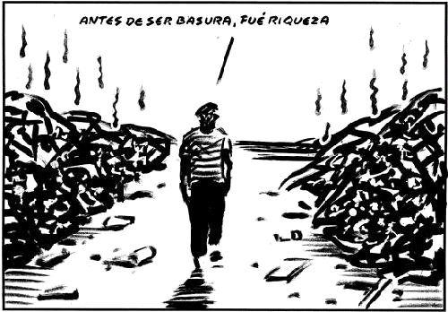 Buenos días. Viñetas que con poco dicen muchísimo. Siempre grande, El Roto