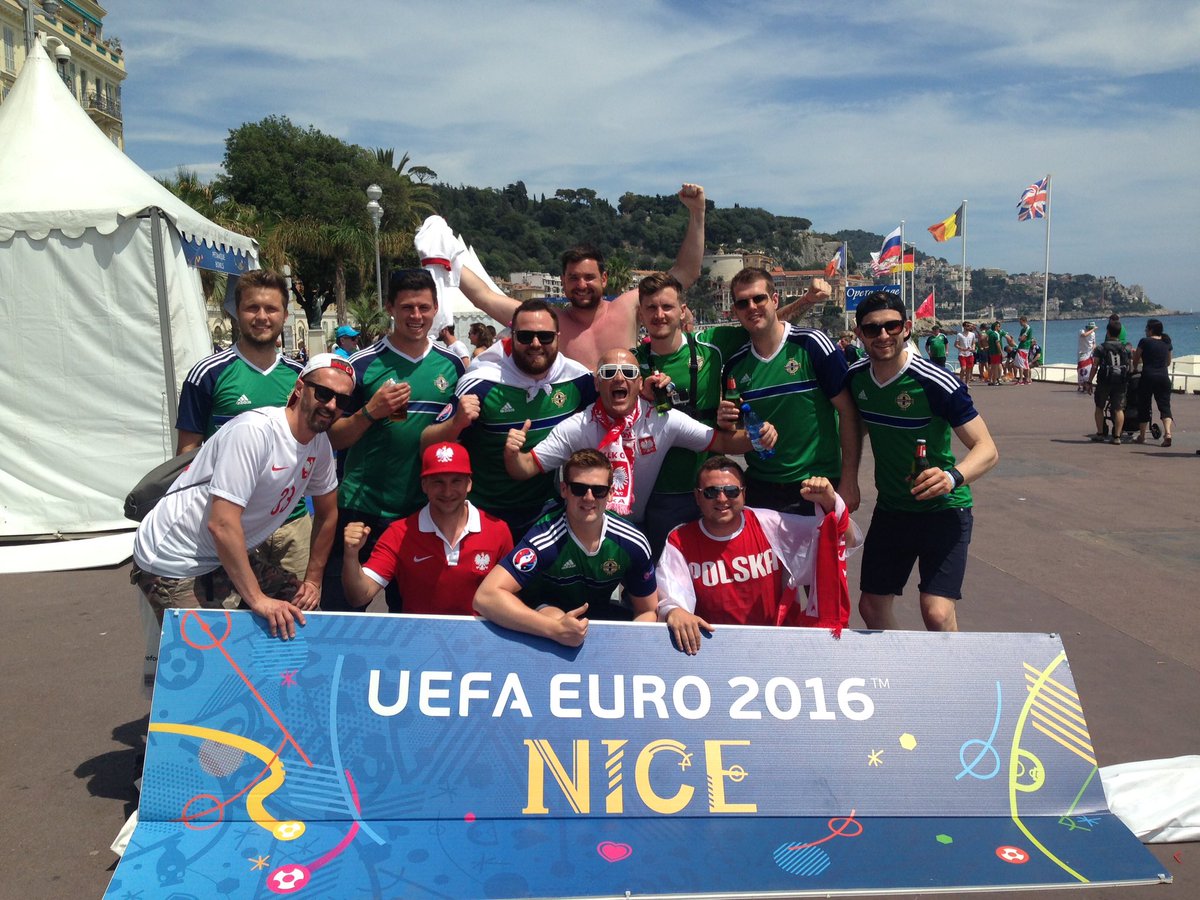 Some day. Best fans in the world. We go again on Thursday #GAWA #NIR #Euro2016