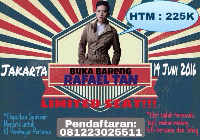 19 juni 2016 yuk ikut buka puasa bareng <a href="/rafaell_16/">Raphael</a>. Tempat masih tersedia loh ..Yuk yuk dijamin gak nyesel klo ikut