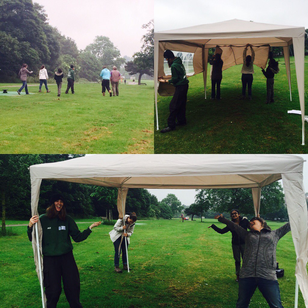 DigIt_TUOS's tweet image. Setting up the gazebo and laying out the grid for survey and #archaeological excavations!