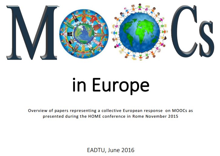 OpenEdStudio's tweet image. MOOCs in Europe - Interesting @EADTU #OpenEducation report eadtu.eu/images/publica… #OER