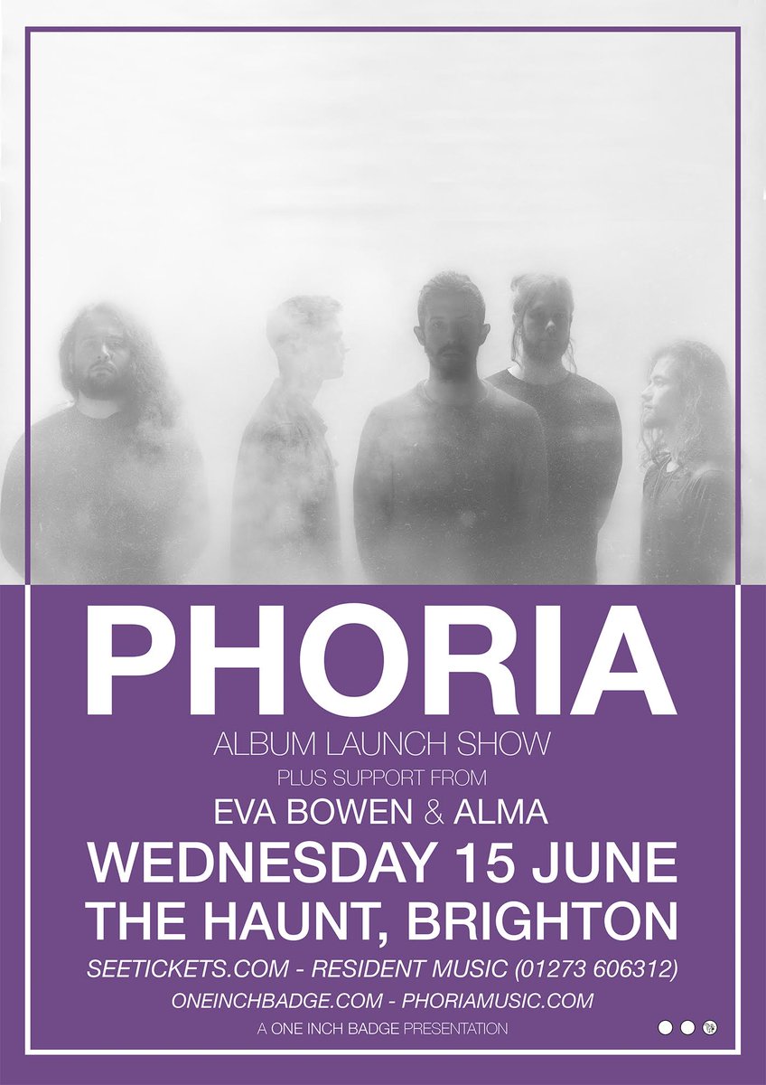 RT @Almatheband: We're back in #Brighton supporting the mesmerising @phoria @TheHauntLive WEDNESDAY!